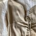 Zara Dresses | Brand New Tan Silk Mini Dress From Zara. Medium, Tags On, Adjustable Straps. | Color: Tan | Size: M