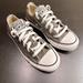 Converse Shoes | Converse Low Top, All Star, Chuck Taylor Sneakers, Gray Canvas, Size 6 | Color: Gray/White | Size: 6