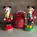 Disney Holiday | Disney Mickey Minnie Mouse Christmas Holiday Nutcracker Set | Color: Green/Red | Size: Os