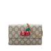 Gucci Bags | Gucci Gg Supreme Cherry Wallet On Chain Brown | Color: Cream | Size: Os