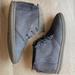 Zara Shoes | Baby Zara Size 23 Leather Grey Gray Boots Lace Up Boy Girl Some Spots, See Picts | Color: Gray/Tan | Size: 7bb