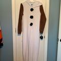 Disney Intimates & Sleepwear | Disneys Frozen Olaf Costume/Sleepwear | Color: Brown/White | Size: L