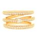 Gucci Jewelry | Gucci Ouroboros Kingsnake Three Band Ring 18k Yellow Gold With Diamonds - | Color: Silver | Size: Os