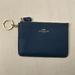 Coach Bags | Coach Card Holder With Key Chain Euc | Color: Blue | Size: Os