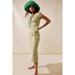 Free People Dresses | Free People Free-Est Natalya Solid Midi Dress Smocked Cotton Ruched S New | Color: Green | Size: S