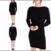 J. Crew Dresses | J. Crew Dolman Sleeve Knit Sweater Dress Black M | Color: Black | Size: M