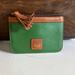 Dooney & Bourke Bags | Dooney And Bourke Leather Green Wristlet Wallet | Color: Brown/Green | Size: Os
