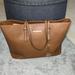 Michael Kors Bags | Michael Kors Jet Set Travel Large Saffiano Leather Tote Bag | Color: Brown/Tan | Size: Os