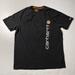 Carhartt Shirts | 041 - Mens Carhartt Force Work Wear Short Sleeve T Shirt | Color: Black/Gray | Size: L