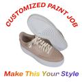 Nike Shoes | Customized Nike Platforms Women Size 8.5 | Color: Cream | Size: 8.5