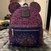 Disney Bags | Disney Park Fantasyland Loungefly Purple Sequin Backpack | Color: Purple | Size: Os