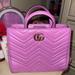 Gucci Bags | Gucci Marmont Top Handle Candy Pink | Color: Pink | Size: Os