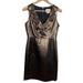 Kate Spade Dresses | Kate Spade Vannie Ruffled Neckline Gold And Black Metallized Sheath Dress Size 6 | Color: Black/Gold | Size: 6