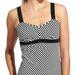 Athleta Swim | Athleta Slash Stripe Pura Tankini Top | Color: Black/White | Size: M