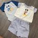 Disney One Pieces | Bundle Of Disney Newborn Baby Outfit | Color: Blue/White | Size: 0-3mb