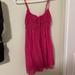 Urban Outfitters Dresses | Cute Hot Pink Floral Mini Dress From Urban Outfitters Size Xs | Color: Pink | Size: Xs