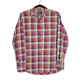 J. Crew Shirts | J. Crew Men's Sporting Goods Flannel Plaid Button Down Shirt Sz S | Color: Red | Size: S