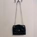 Kate Spade Bags | Kate Spade Natalia Quilted Leather Black Shoulder Bag With Card Holder | Color: Black/Gold | Size: Os