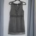 Free People Dresses | Free People Light Weight Gray Chambray Denim Lace Trim Sun Dress Sz Small | Color: Gray | Size: S