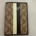 Coach Accessories | Coach Passport Case | Color: Brown/Tan | Size: 5 1/4 X 3 7/8 X 3/8