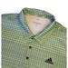 Adidas Shirts | Adidas Golf Polo Shirt Men's Size Xl Mint Green Plaid Stretch Short Sleeve Nwt | Color: Green | Size: Xl