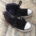 Converse Shoes | Converse Junior Ct High Top Purple Sneakers Size 12 | Color: Black/Purple | Size: 12g
