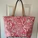 Kate Spade Bags | Kate Spade Pink Palm Tote | Color: Pink | Size: Os