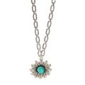 Gucci Jewelry | Gucci Marmont Double G Flower Necklace In Sterling Silver On Long Chain | Color: Silver | Size: Os