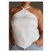 Anthropologie Tops | Anthropologie Eri + Ali Swingy Halter Top Nwt | Color: White | Size: L