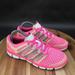 Adidas Shoes | Adidas Climacool Pink Mesh Breathable Running Shoes Low Top Lace Up Womens Sz 8 | Color: Pink | Size: 8