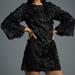 Anthropologie Dresses | Anthropologie Black Eva Franco 3-D Floral Shift Dress 6 | Color: Black | Size: 6