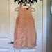 J. Crew Dresses | J. Crew Linen Button-Back Shift Sheath Dress Peach Medium | Color: Orange/Pink | Size: M