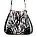 Michael Kors Bags | Michael Kors Mercer Gallery Zebra Calf Hair Shoulder Bag Nwt | Color: Black/White | Size: Os