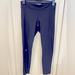 Under Armour Pants & Jumpsuits | Athletic Yoga Pants, Under Armour Ladies Size L Compression Fit Heat Gear | Color: Blue | Size: L