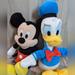 Disney Toys | Disney Friends Mickey Mouse & Donald Duck Plush Stuffed Animal Dolls | Color: Blue/Red | Size: Os