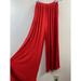 Free People Pants & Jumpsuits | Free People Beach Red Palazzo Flare Wide Leg Pull On Pants Womens Sz Xs Stretch | Color: Red | Size: Xs