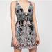 Free People Dresses | Free People Boho Elephant Print Strappy Mini Dress Size Small | Color: Black/Pink | Size: S