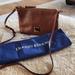 Dooney & Bourke Bags | Gorgeous Dooney & Bourke Natural Tan Leather Pouchette Crossbody Bag | Color: Brown/Tan | Size: Os