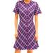 Kate Spade Dresses | Authentic Kate Spade Tweed Chevron Dress | Color: Purple | Size: 14