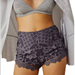 Free People Shorts | Intimately Free People Xs New Adella Lace Pull On Shorts Festival Gray High Rise | Color: Gray/Purple | Size: Xs