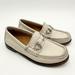 Gucci Shoes | Gucci White Leather Horse-Bit Loafer Shoes | Color: White | Size: 11b