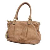 Gucci Bags | Auth Gucci Diamante Handbag 247902 Women's Leather Handbag Pink Beige | Color: Pink | Size: Os