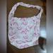 Free People Bags | Free People Tote Reuseable Bag | Color: Pink/White | Size: Os