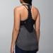 Lululemon Athletica Tops | Lululemon Athletica Women’s 105f Singlet Laser Cut, Grey Black Racerback Tank | Color: Black/Gray | Size: See Measurements