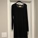Anthropologie Dresses | Anthropologie Porridge Knit Dress Black S | Color: Black | Size: S