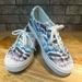 Vans Shoes | Duheny Tie Dye Vans Low Top Lace Up Shades Of Blue Women’s Size 8 Men’s 6.5 | Color: Blue/White | Size: 8