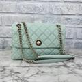 Kate Spade Bags | Kate Spade Natalia Quilted Leather Medium Flap Chain Shoulder Bag Crossbody | Color: Blue/Green | Size: 6.9''H X 10.2''W X 3.7''D