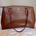 Coach Bags | Coach Camel Leather Handbag | Color: Brown/Pink | Size: Os