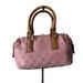 Louis Vuitton Bags | Gucci Gg Canvas Handbag Boston Bag Pink Beige Leather | Color: Pink | Size: Os