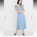 Madewell Dresses | New Madewell Women’s Denim Princess-Seamed Maxi Dress Blue 0 | Color: Blue | Size: 0